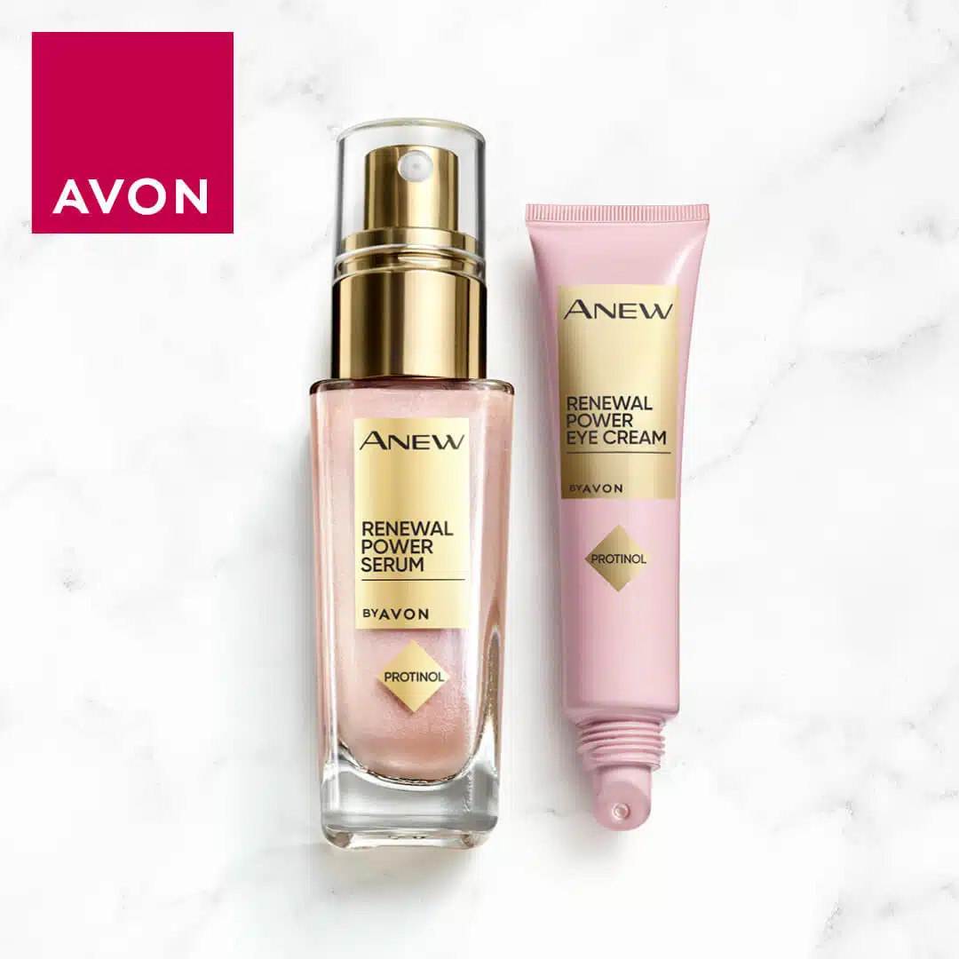 Image of Avon's Power Serum Products that reps can sell on their online store as part of their work from home business